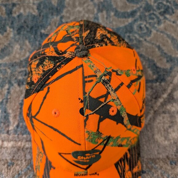 KATI Baseball Hat Unisex OS Orange Mossy Oak Flex Strap Logo Hunting Sports Cap - Picture 4 of 13